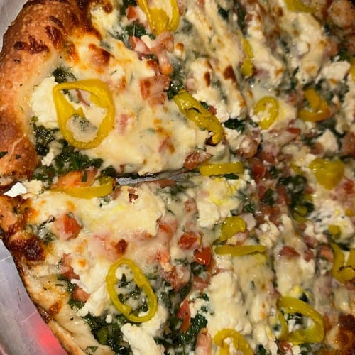 Florentine Pizza (8-cut).