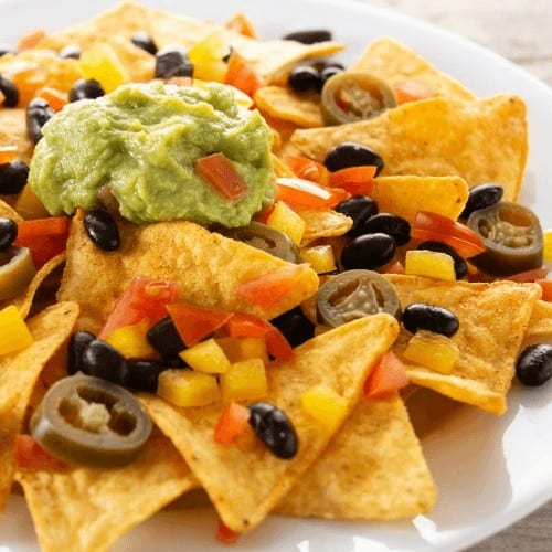 Veggie Nachos.