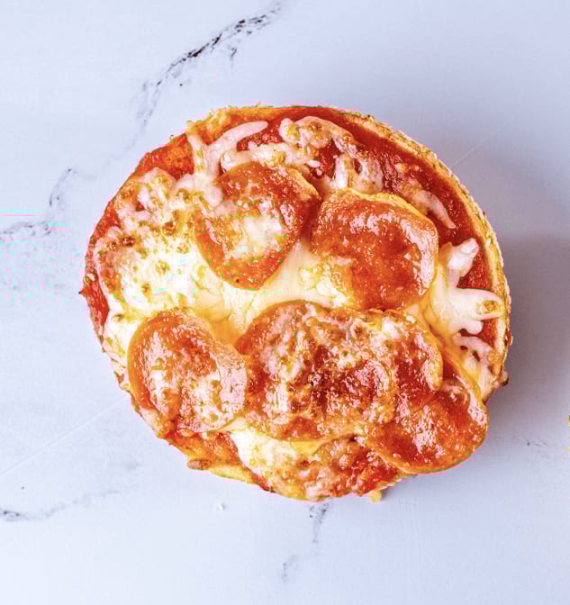 Pepperoni Pizza Bagels.