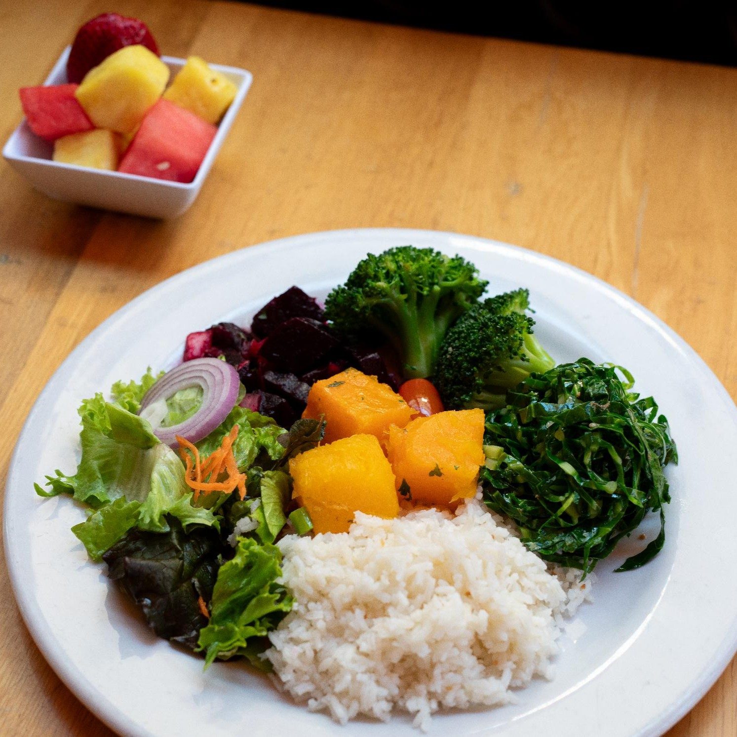 Cold Salad and Hot Dishes.