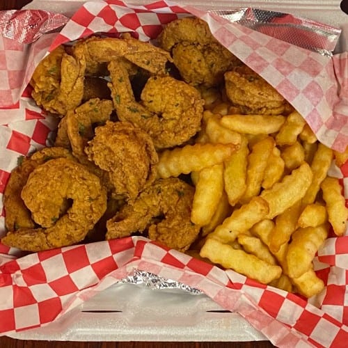 Fried Shrimp Platter.