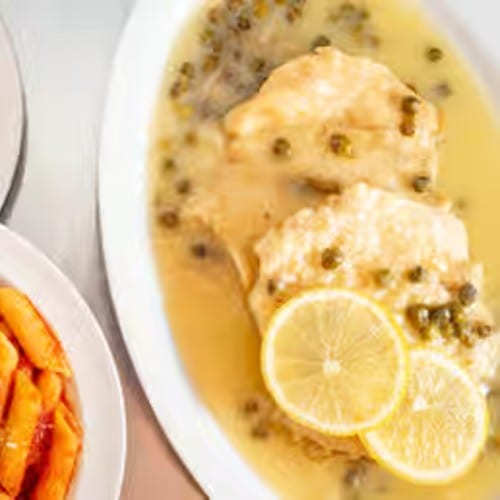 Chicken Piccata Dinner.