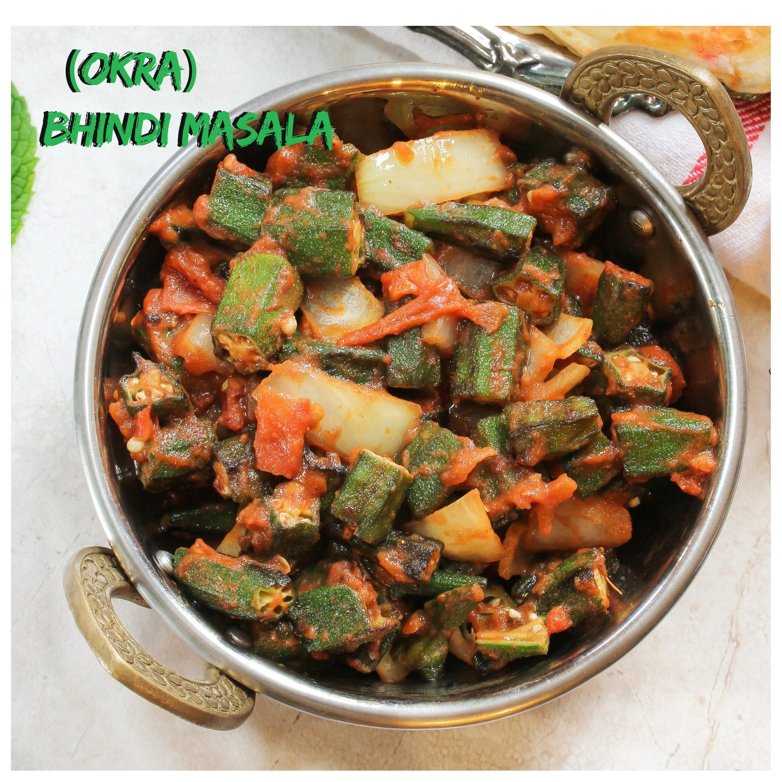Bhindi Okra (Vegan).