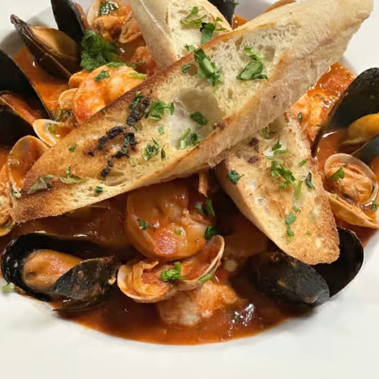 Bistro-style cioppino dinner.