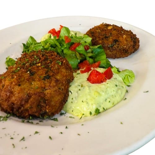 Jumbo Lump Crab Cakes.