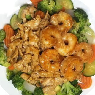 V6. Chicken & Shrimp Teriyaki Bowl