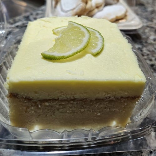 Lemon Tres Leches Cake.