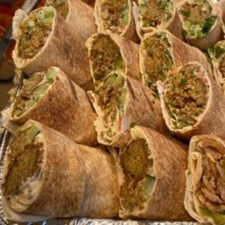 Falafel Wrap (Serves 15)  With Hummus 