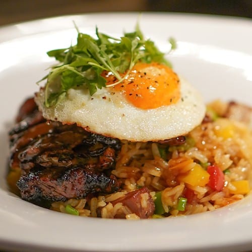 GRILLED BEEF SHORT RIB FRIED RICE..