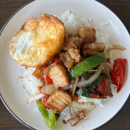 Crispy pork belly Special.