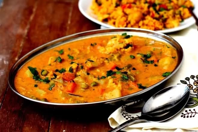 Malabar Vegetable Kurma.