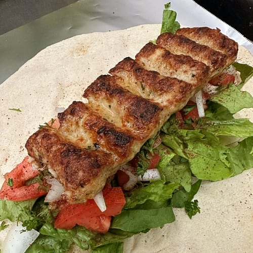 Chicken Lule Sandwich.