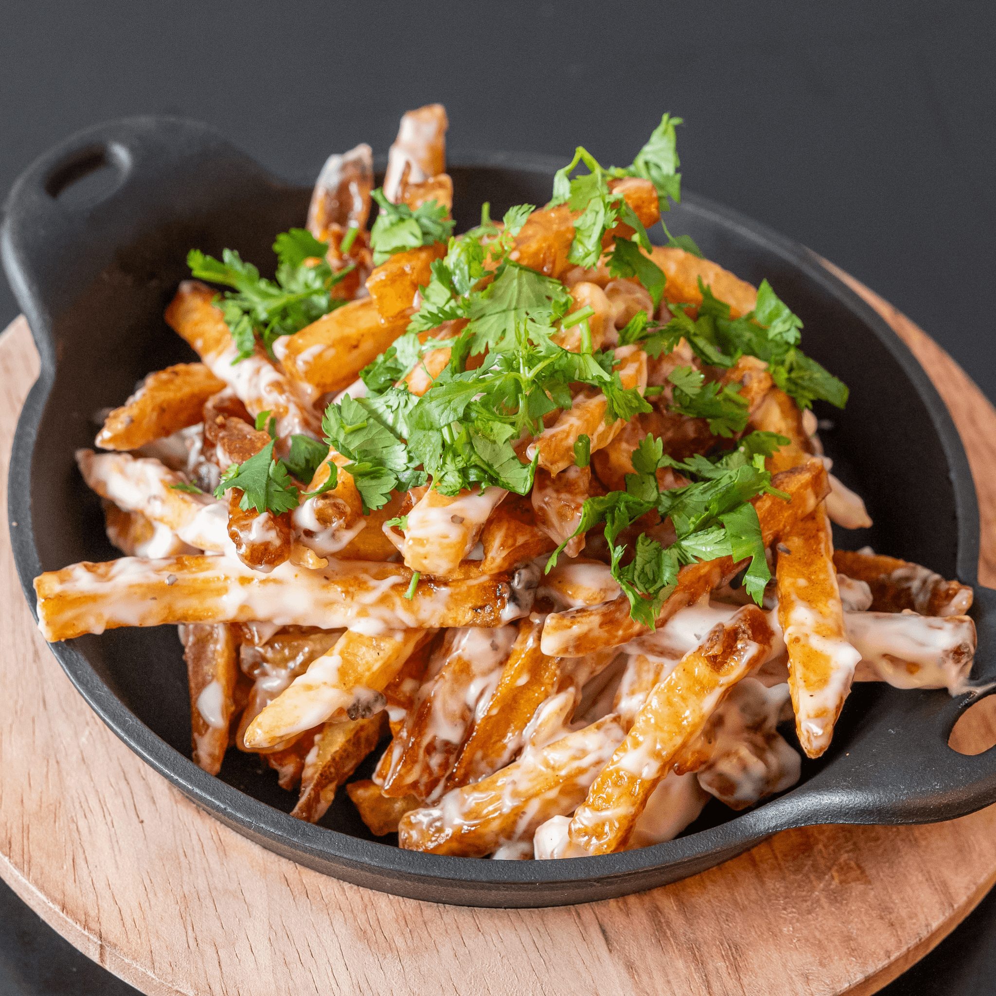 Garlic Cilantro Fries.