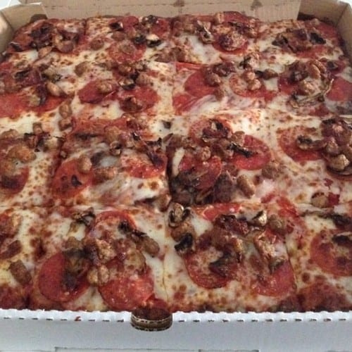 Sicilian Deep Dish Pizza.