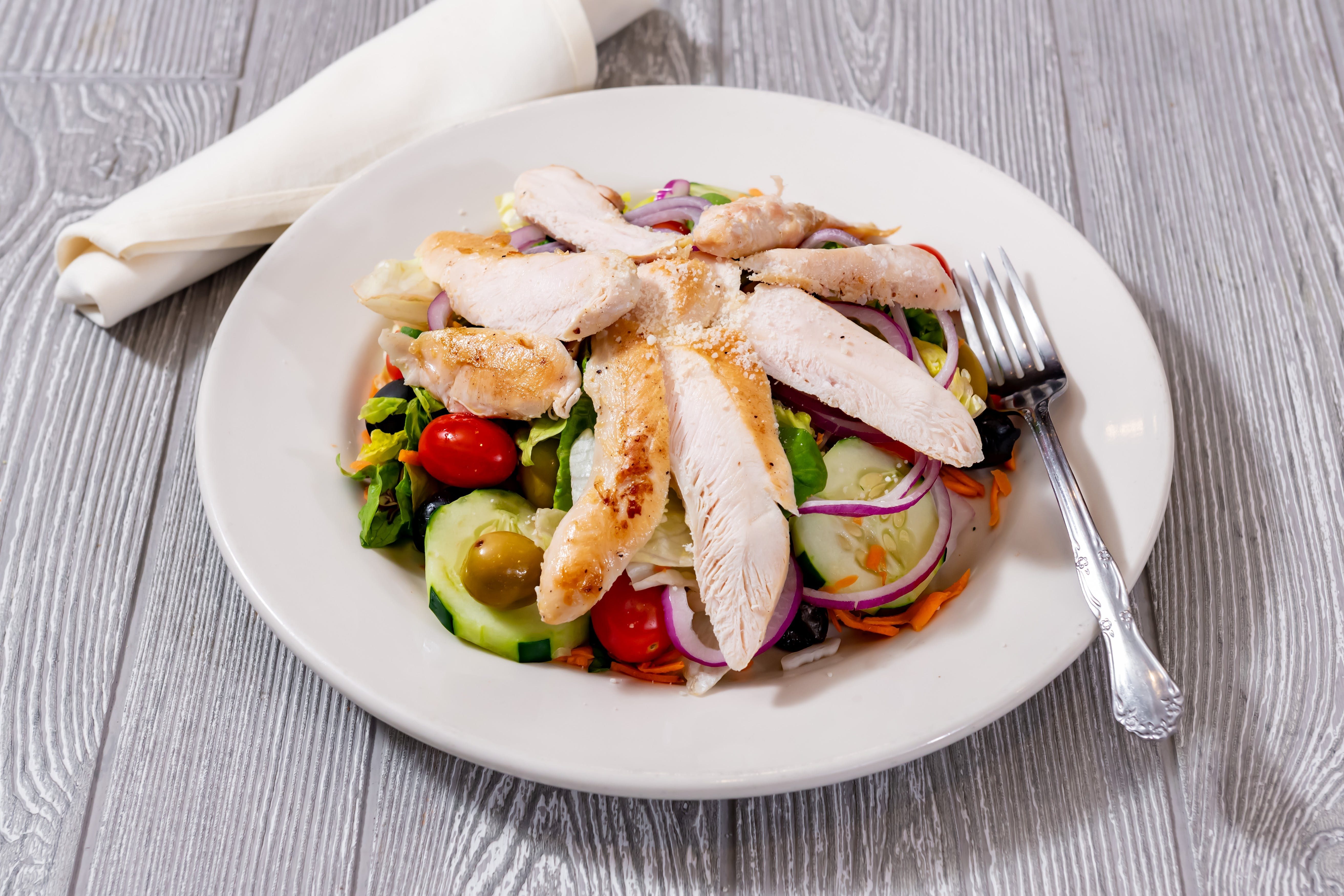 Soprano’s Tossed Salad with Chicken.