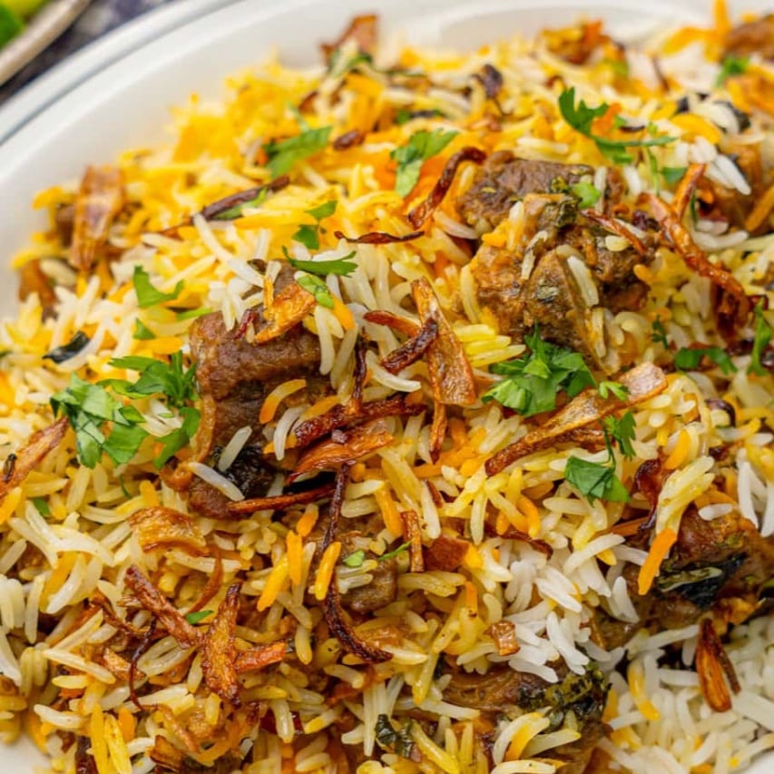 Goat Biryani.