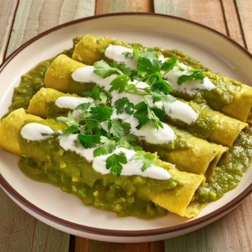 Vegetarian Enchiladas.