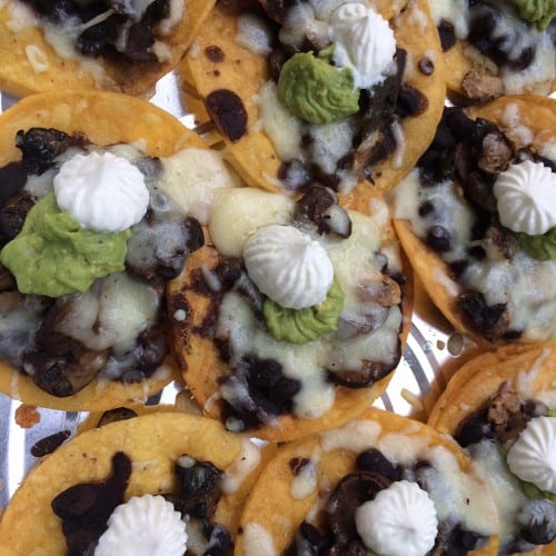 Bean & Cheese Nachos.