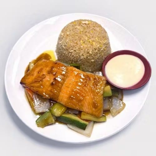 H7. Hibachi Salmon.
