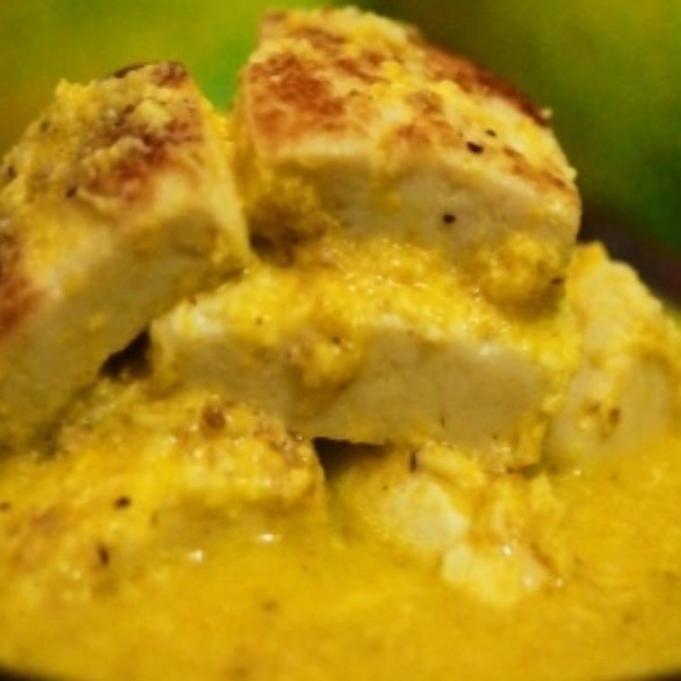 Mango paneer masala.