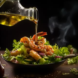 Spicy Shrimp or Calamari Salad
