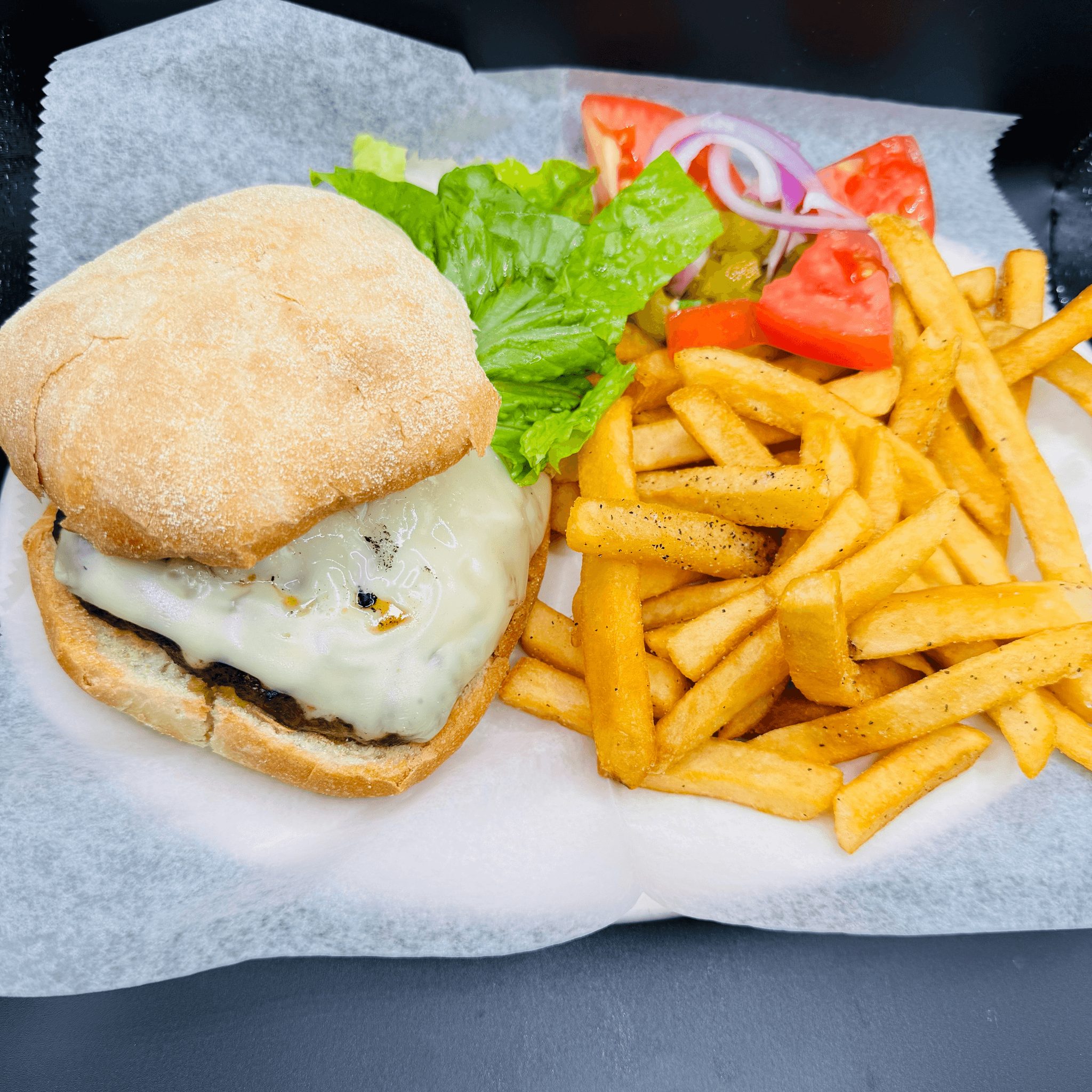 Moroccan Cheese Burger.