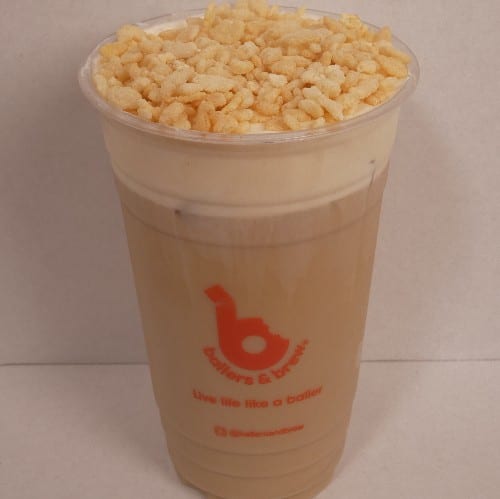 Rice Krispie Iced Latte.