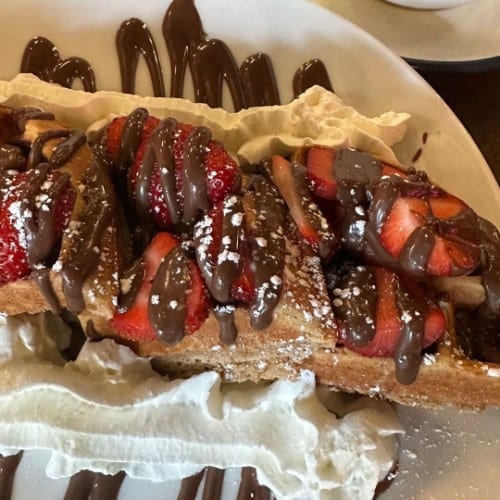 Double Chocolate Waffle.