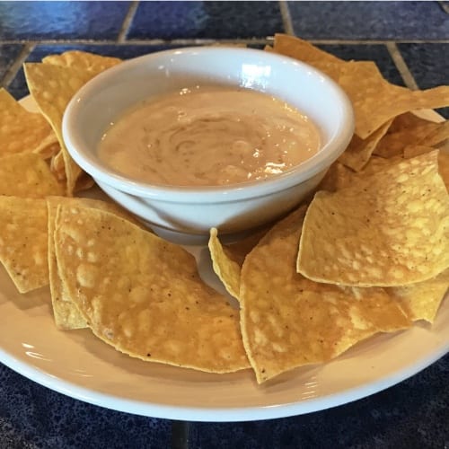 Queso Dip & Chips.