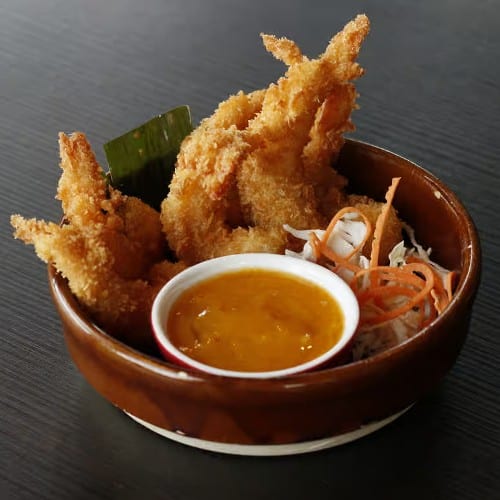 Crispy Tiger Prawns.