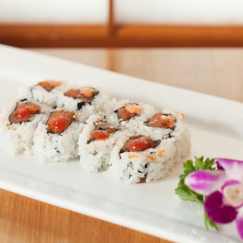 Spicy Salmon Roll.