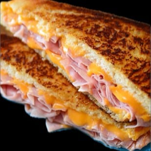 Grilled Ham & Cheese Melt.