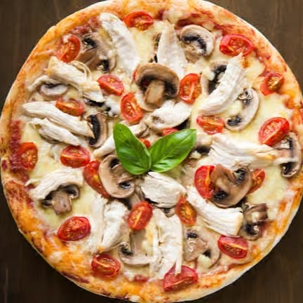 Chicken Piccata Pizza.