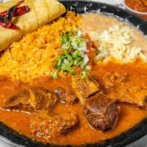 Chili Colorado Plate.