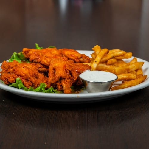 Hot Wings with Fries (7).