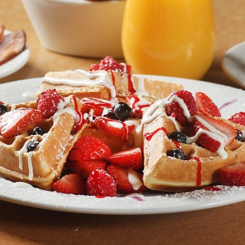 Sweet Berry Waffle.