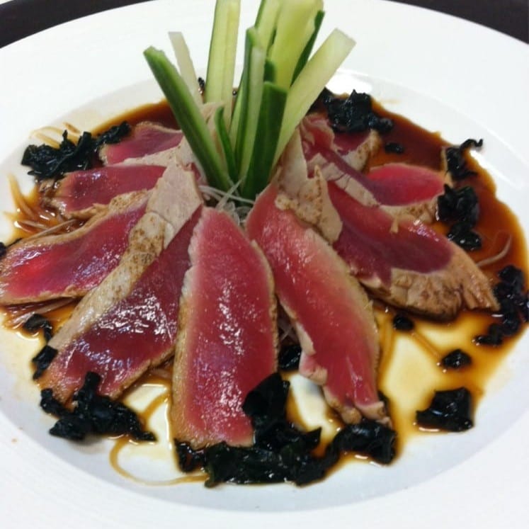 Tuna or Beef Tataki.