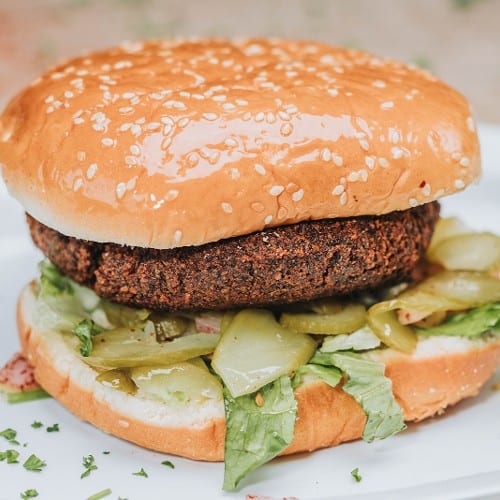 Falafel Burger.