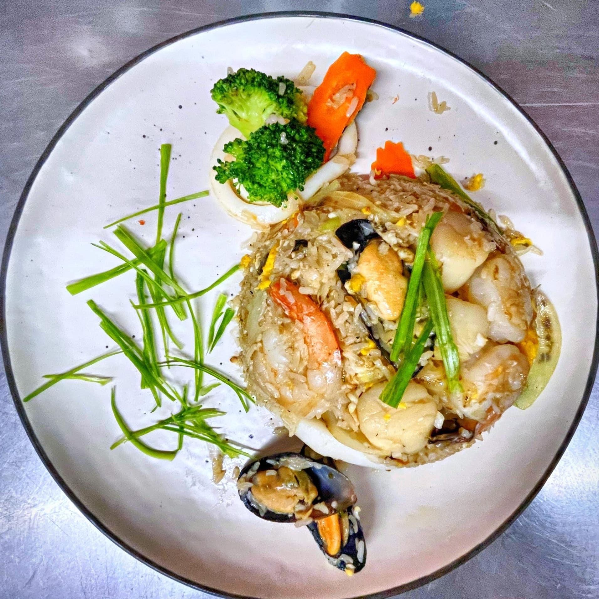 Seafood Fried Rice.