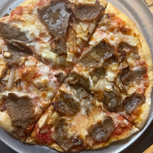 10" Gyro Pizza w/ Onion - Lunch Special.