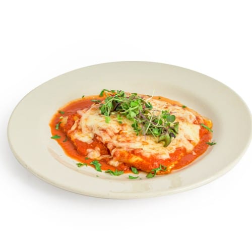 Eggplant Parmigiana.