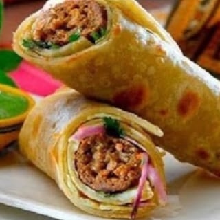 Shami Kabab With Paratha Roll (2pc Shami)