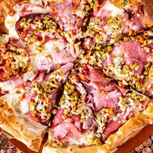 Muffuletta Pizza.