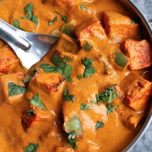 33. Paneer Tikka Masala.