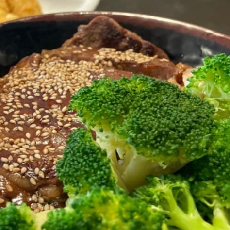 Rib-eye Beef Teriyaki Bowl.