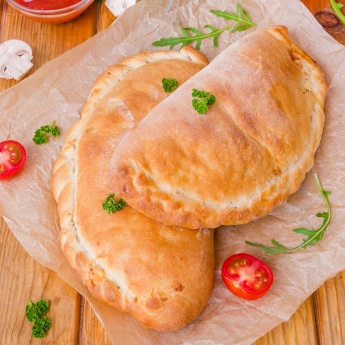 Cheeseburger Patties Calzone (Large).