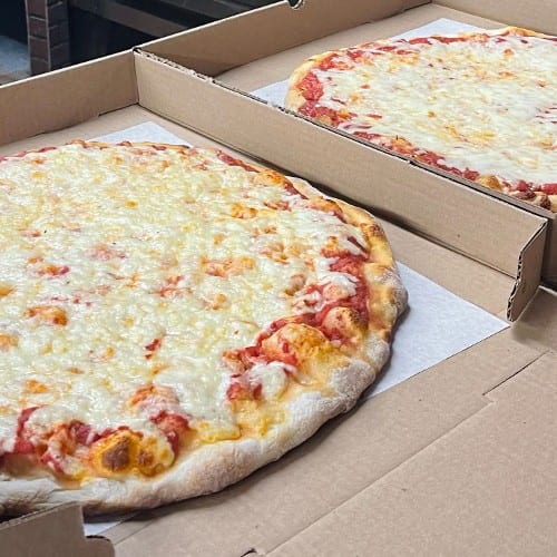 2 Large Pizzas & 12 Wings Special.