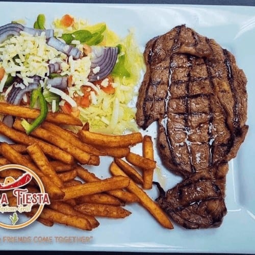 Choose Ribeye or T-Bone Steak.