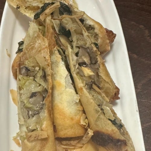 Vegetable Spring Rolls.
