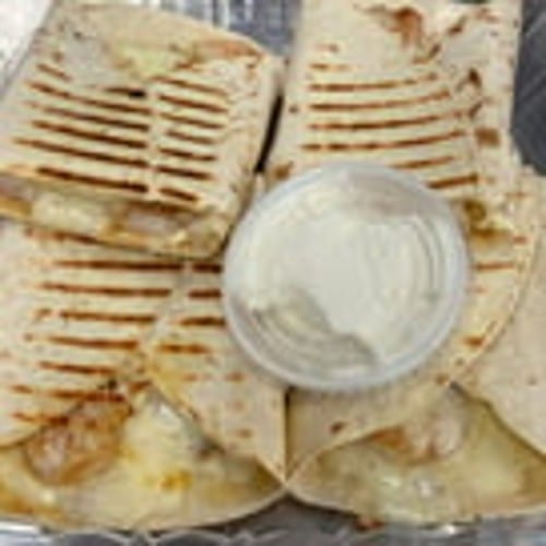 Shrimp & Cheese Quesadilla.
